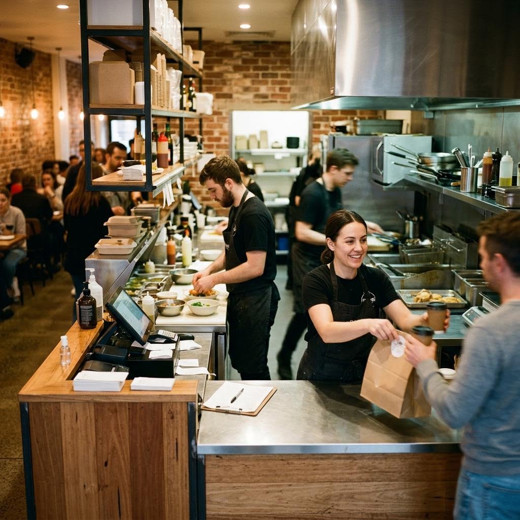 Restaurants & takeaways staff using Orbis Shift